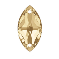 Stellux A320 Navette 18,0 x 9,0 mm-es varrható crystal - Stellux Crystal Golden Honey (001GOHON)